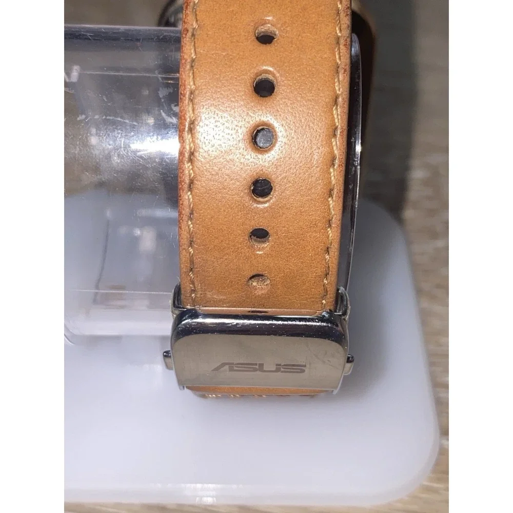 ASUS ZenWatch 2 WI501Q 45mm Smartwatch Stainless Steel Case Brown Leather Band